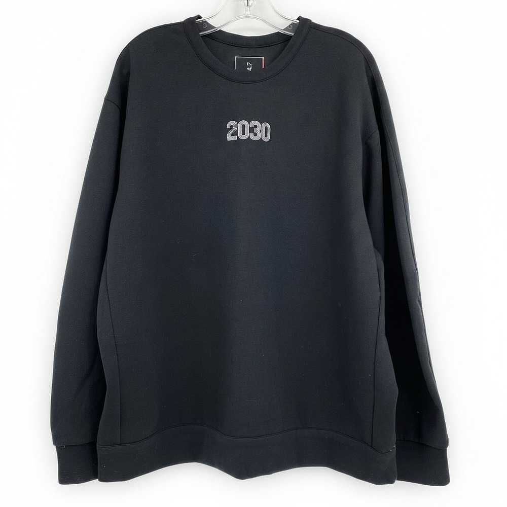 Nike Black Sweatshirt ImpossiblySoft Crewneck Pullover | Mens L